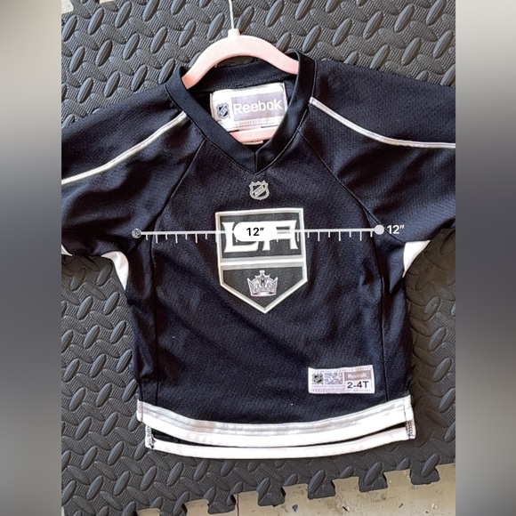 Reebok LA Kings Kopitar 11 NHL Youth 2-4T Official Black Hockey Jersey Toddler - Picture 12 of 14